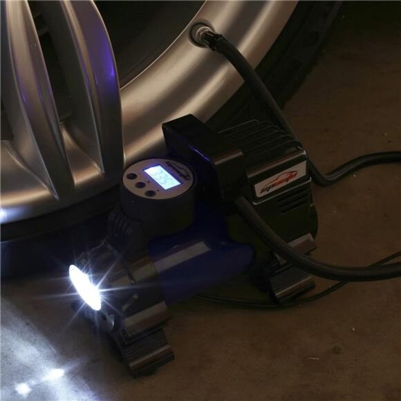 12V DC Portable Air Compressor Pump, Digital Tire Inflator - Picture 4 of 6